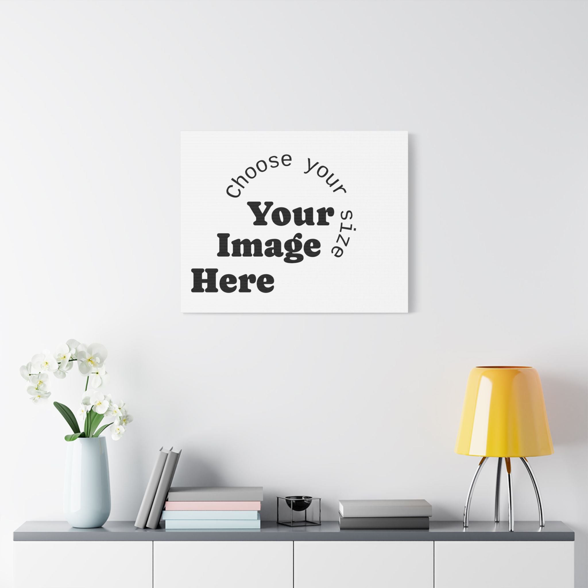 Custom Satin Canvas, Stretched Pick your Size - Send us your Image
