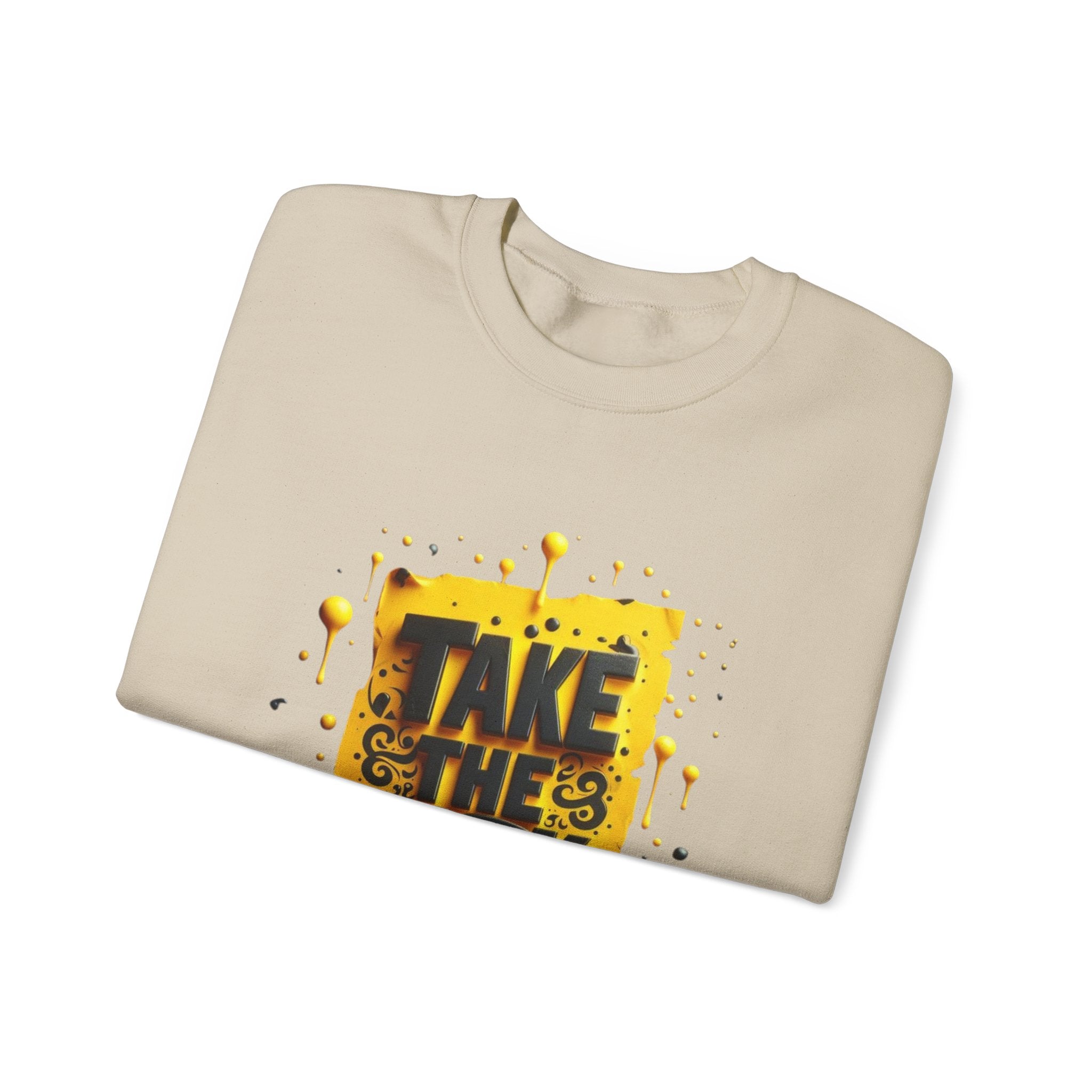 Take The Risk Unisex Heavy Crewneck Sweatshirt