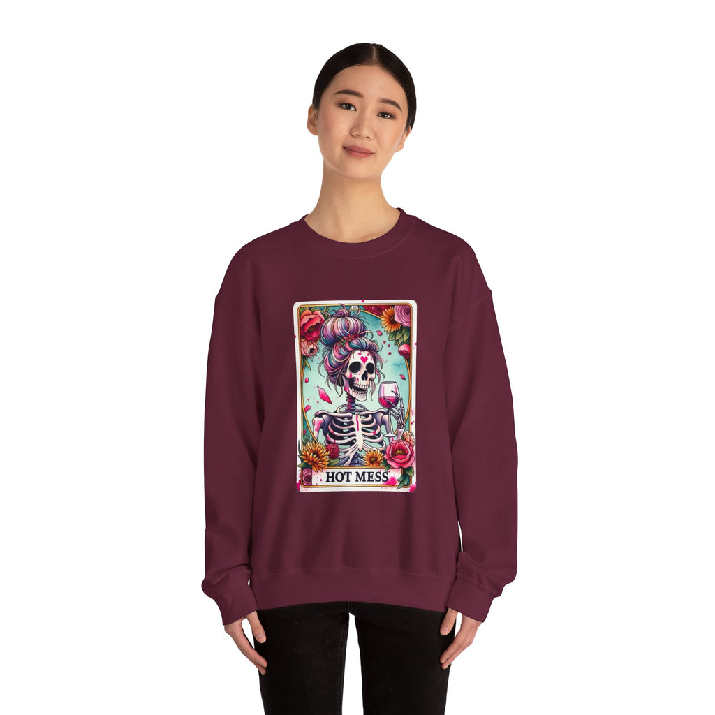 Hot Mess Unisex Heavy Blend™ Crewneck Sweatshirt