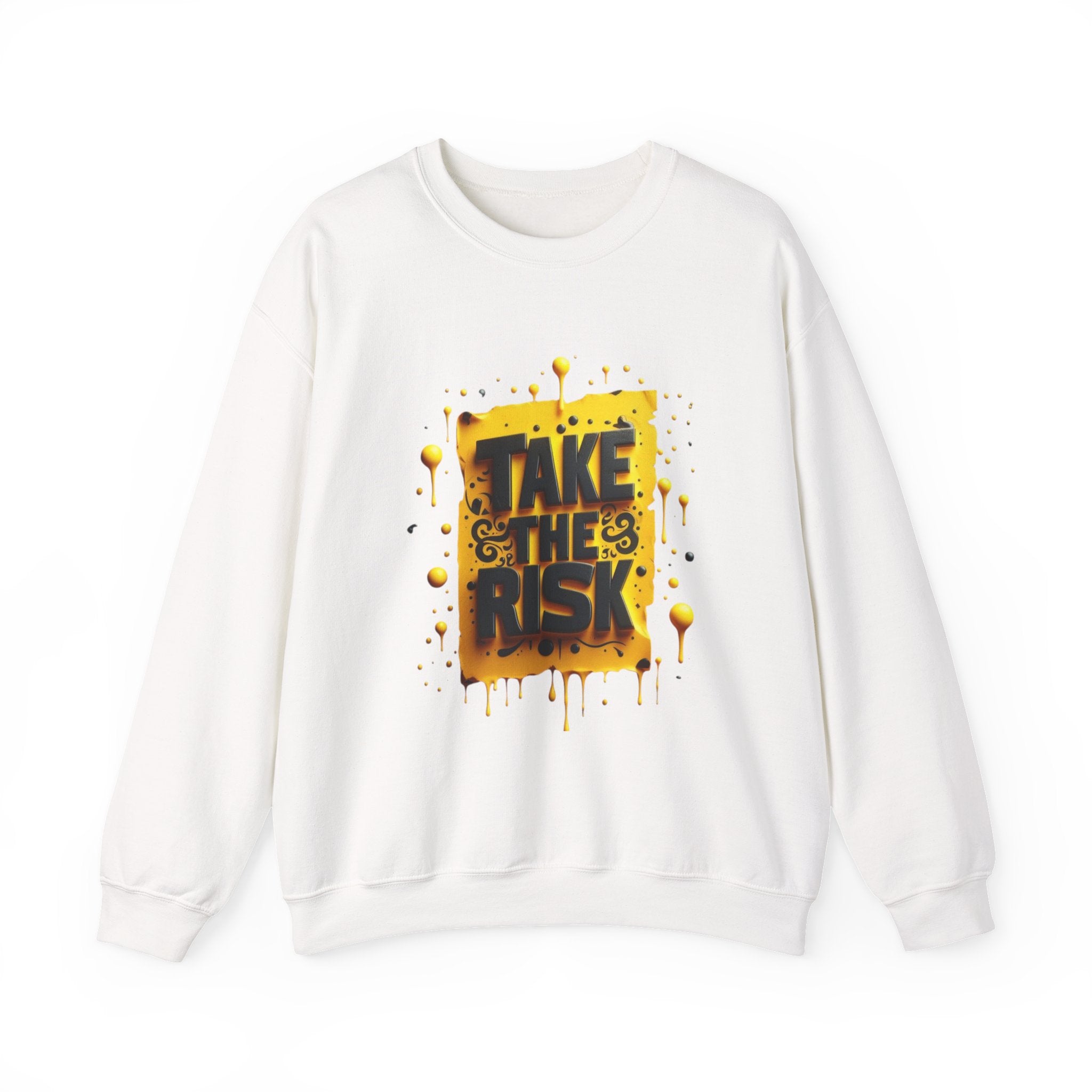 Take The Risk Unisex Heavy Crewneck Sweatshirt