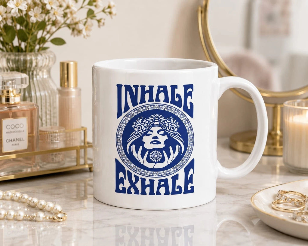 Inhale Exhale Coffee Mug 11oz