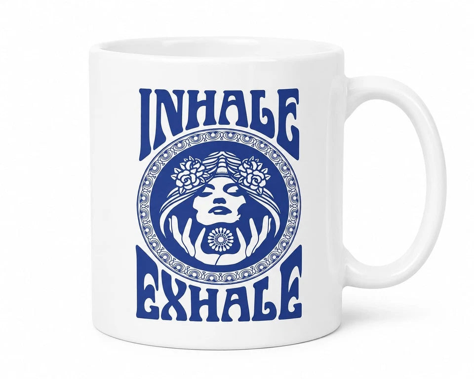 Inhale Exhale Coffee Mug 11oz