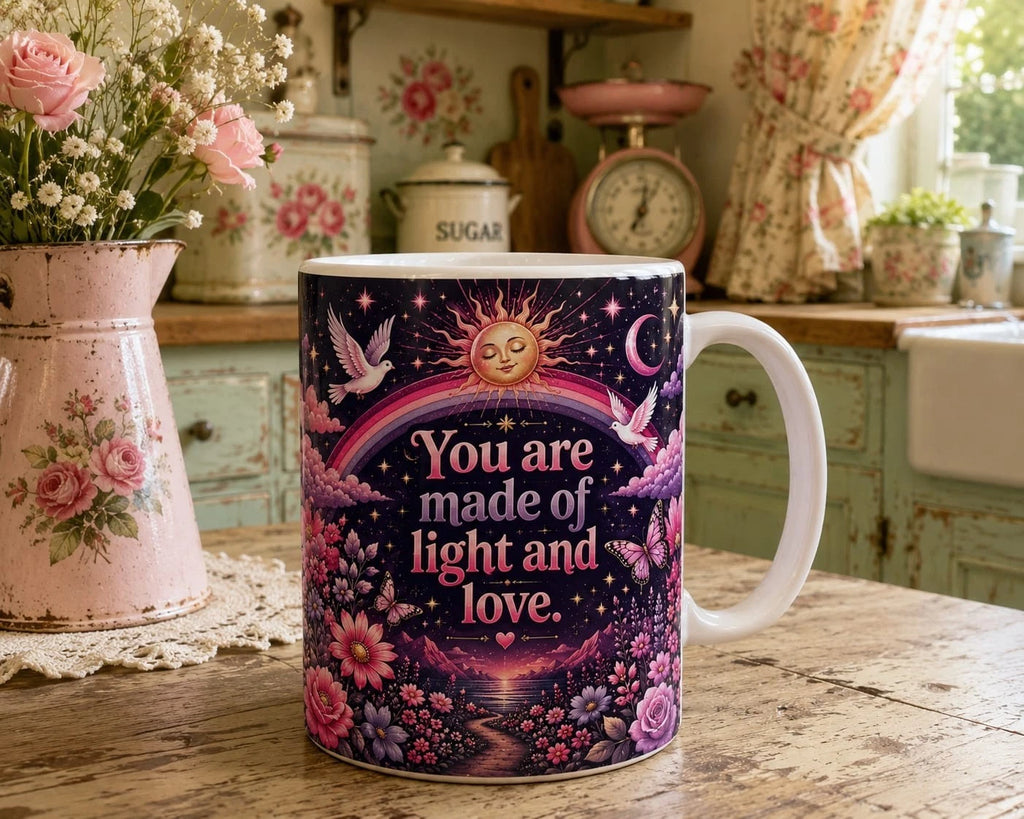You Are Made Of Light And Love Coffee Mug 11oz