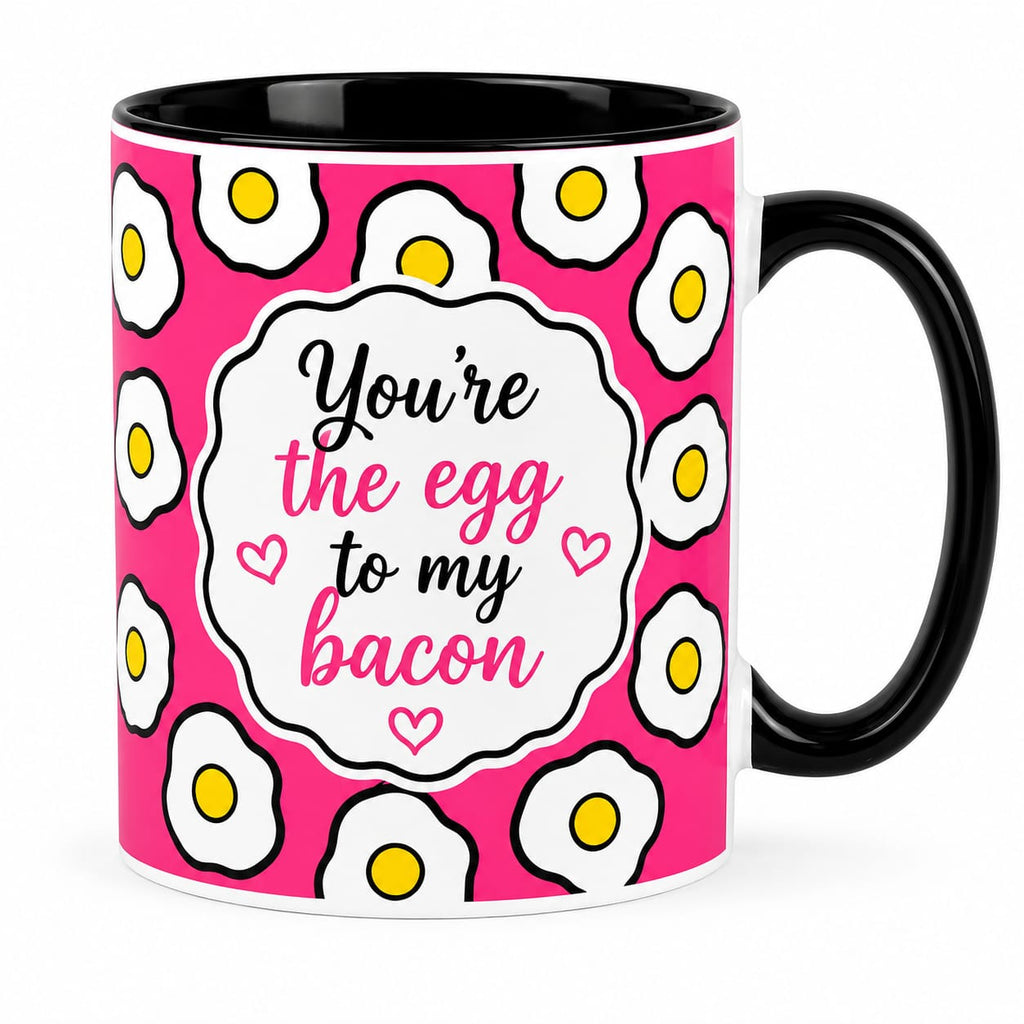 You Are The Egg / Bacon To My Bacon / Egg Coffee Tea Mugs 11oz ( 2 Mugs )