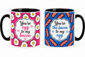 You Are The Egg / Bacon To My Bacon / Egg Coffee Tea Mugs 11oz ( 2 Mugs )