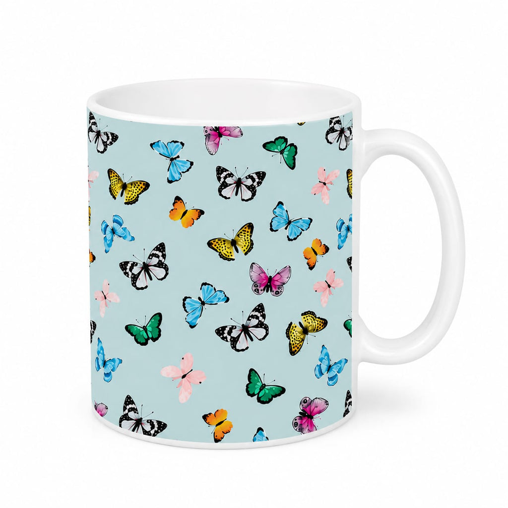 Blue Butterfly Mug Coffee Tea Mug 11oz