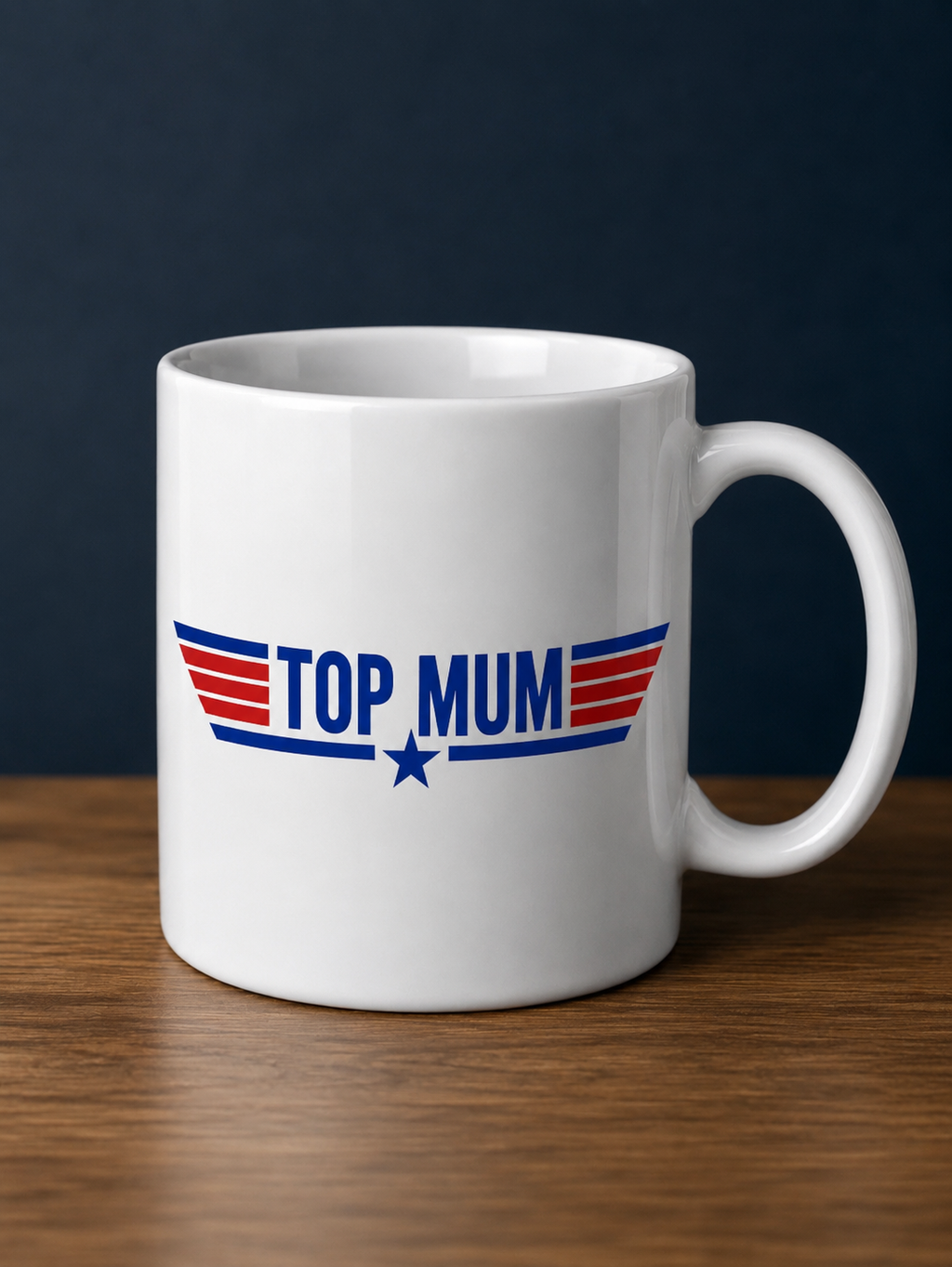 Top Mum T-Shirt and Mug Set Top Gun 80's Themed Gift Set (Copy)